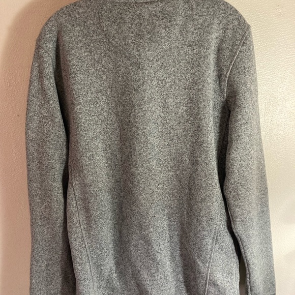LL Bean Men’s Sweater Zip Up Large gray - Picture 3 of 9